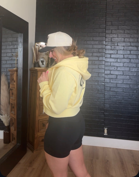 Gym Therapy Cropped Zip Up