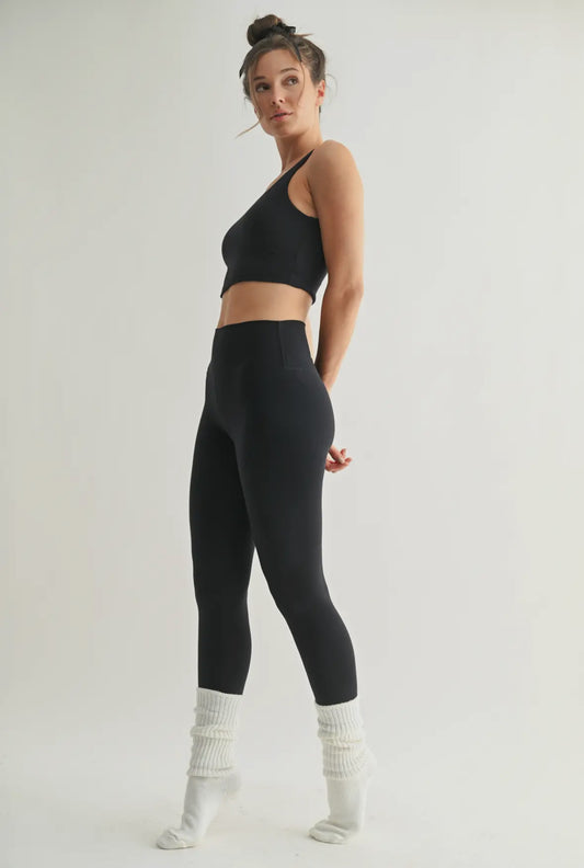 Venice Cloud light contour - High waisted leggings