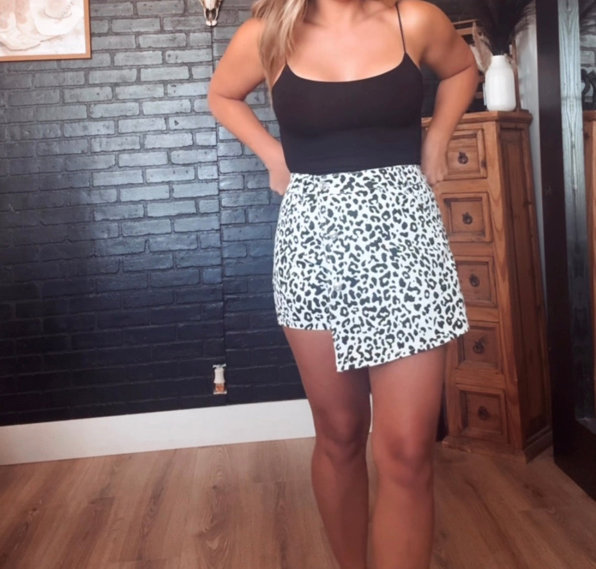 Cropped Spaghetti Tank