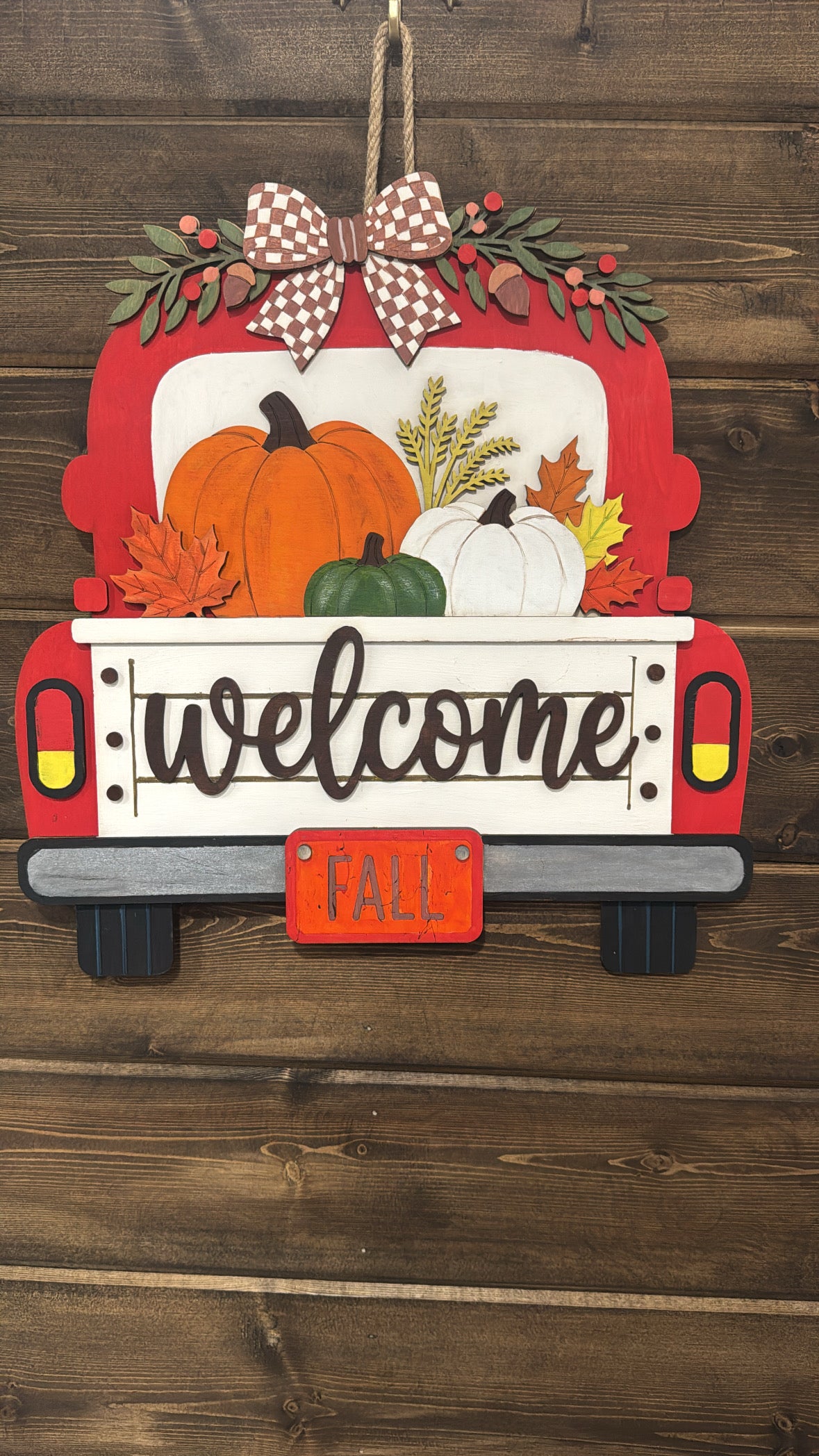 Fall Welcome Sign