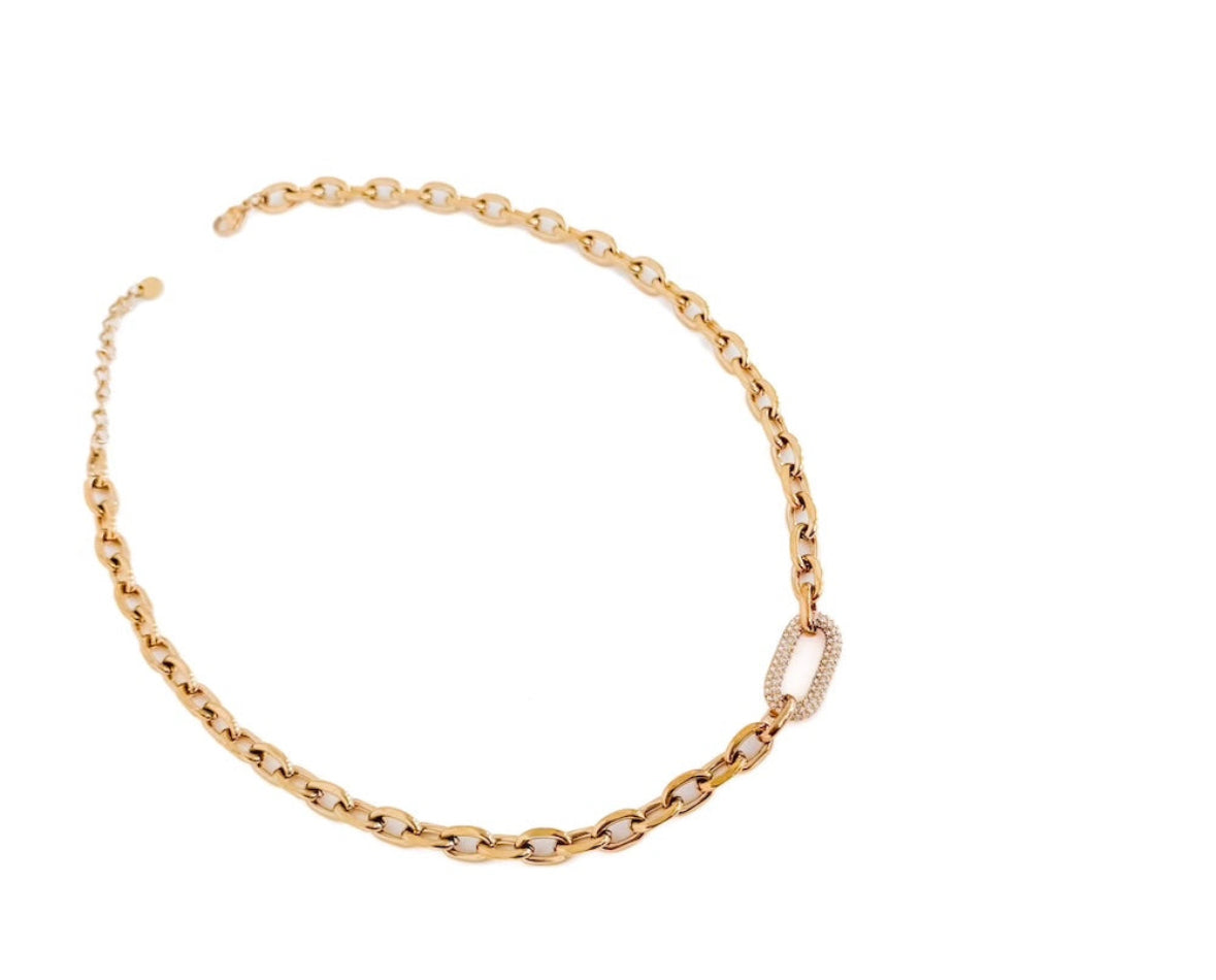 Michaela Diamond Chain Necklace