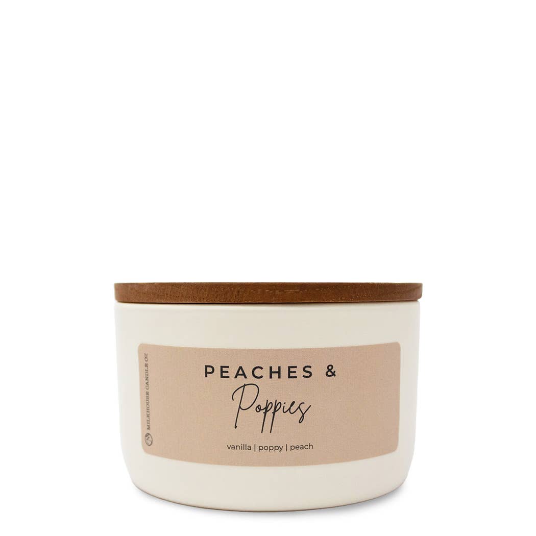 Peaches & Poppies | 10 oz Signature Statement Candle