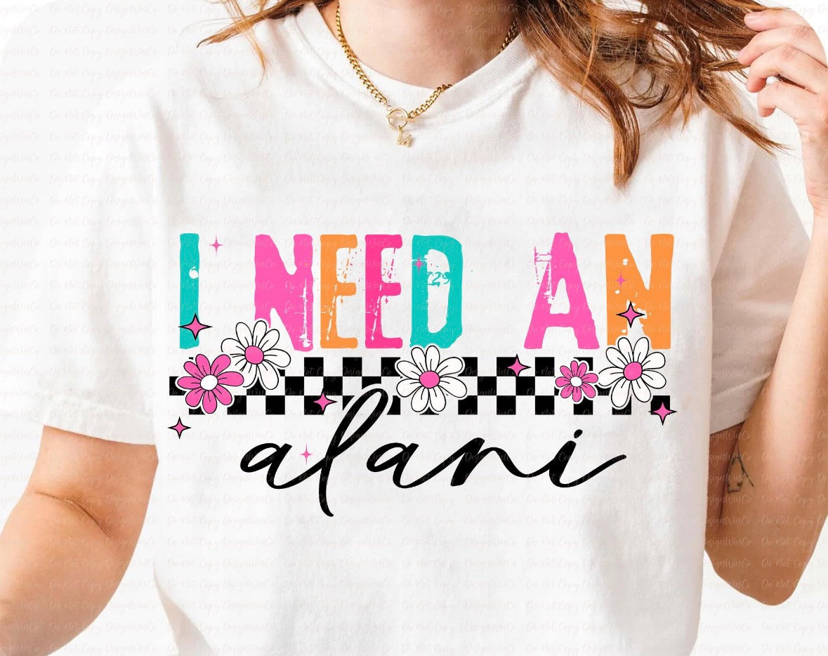 I need an Alani Graphic T-shirt