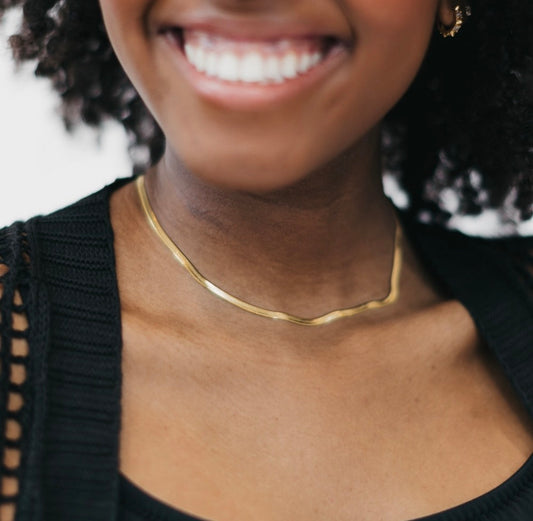 Ella Herringbone Necklace