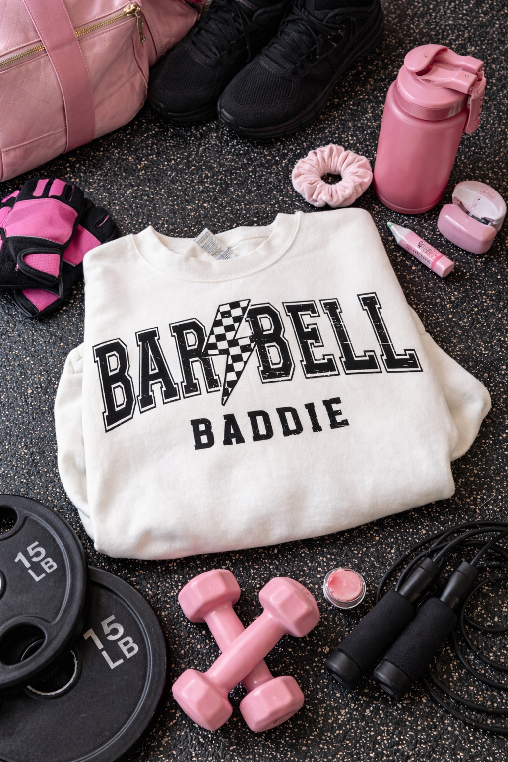 Barbell Baddie Crewneck