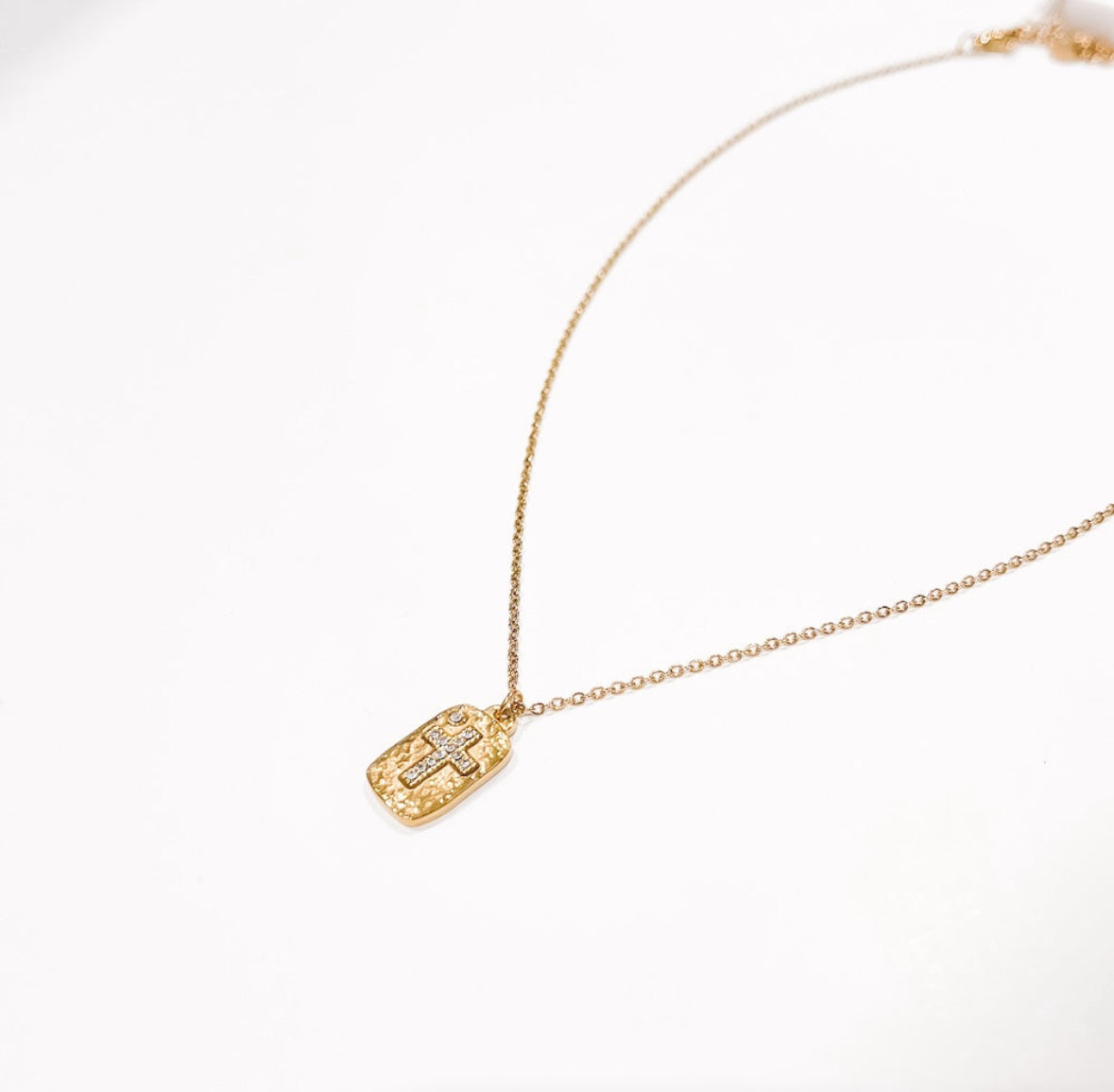 Cecilia Cross Pendant Necklace